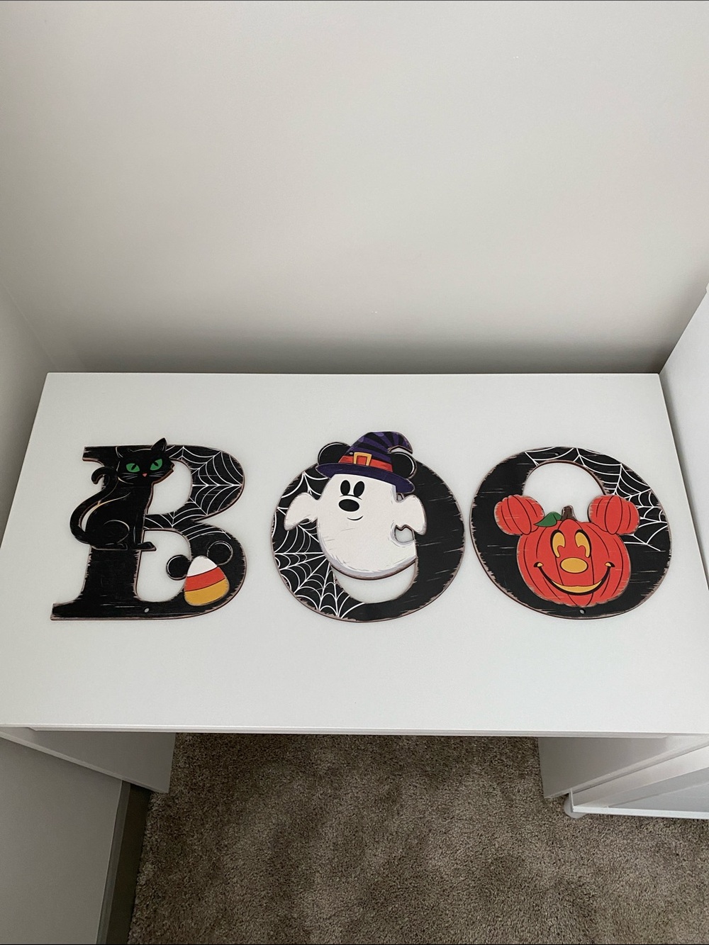 Disney Halloween Boo wooden letters